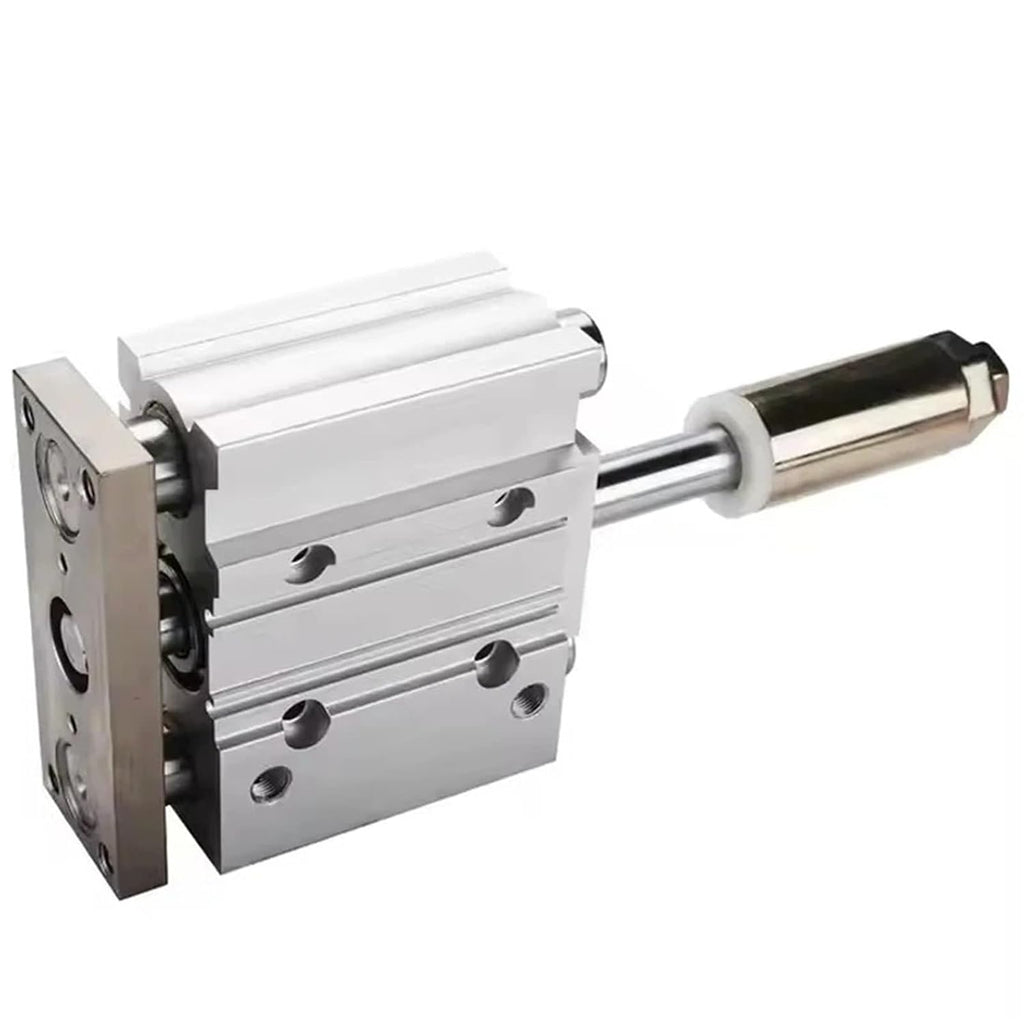 Pneumatic Cylinder Adjustable Stroke Type Three Bar Three-axis with Magnet MGPM12/16/20/25/32/40/50 Stroke 20-200mm(Stroke 30-20mm,Bore 12mm)