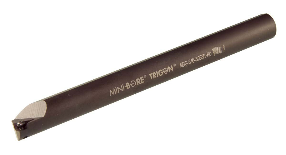 THINBIT MBGS105053R 1/2 inch Diameter, Steel, WCGT 21.5 Style, Right Hand Boring bar for 0.530' Diameter and Larger bores.