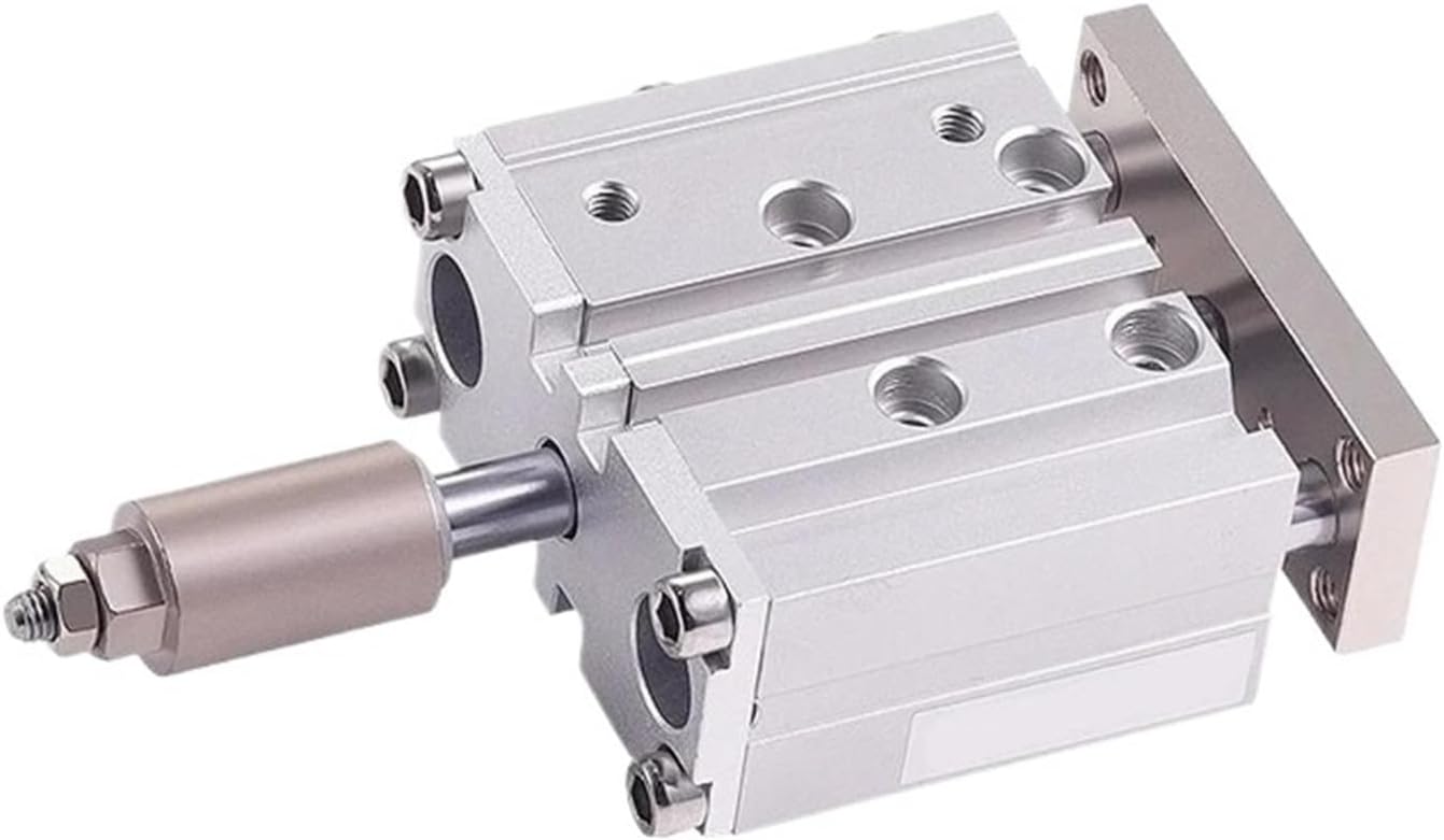 Three Bar Three-axis Adjustable Pneumatic Cylinder Bore 20-20/30/40/50/75/100/150mm(Stroke 20-20mm)