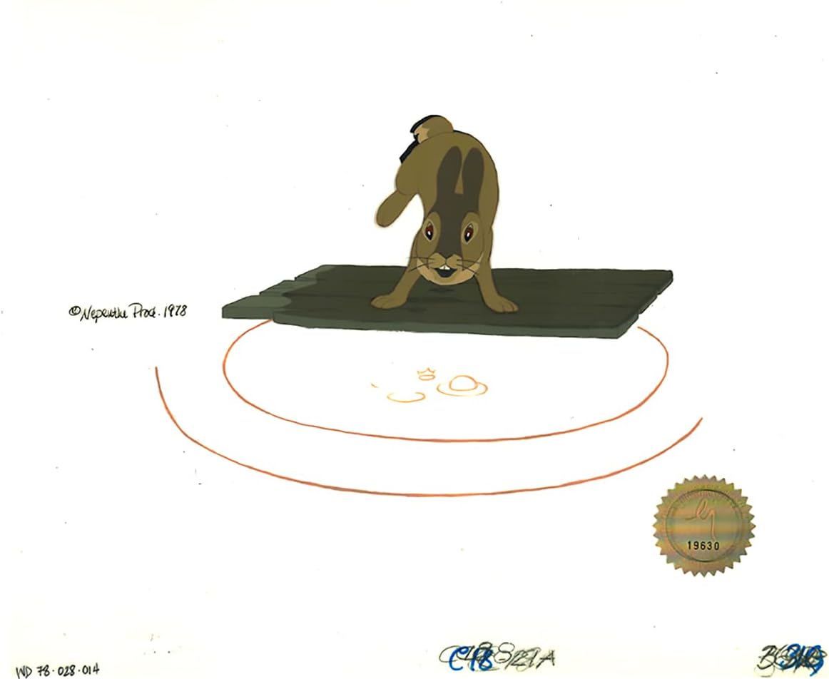 Watership Down 1978 Production Animation Cel of Blackberry with LJE Seal and COA 028-14