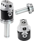 1pcs F1 2/3/4 inch 50/75/100mm F1 Type Boring Head Lathe Boring Bar Milling Holder For Milling Machine Tools + Hex Wrenche CNC Tools(NT30 Tool Holder)