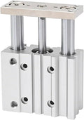 Compact Guide Cylinder Thin Three Axis Air Pneumatic Cylinder With Guide Rod Bore 50mm 25-400mm(25mm stroke)