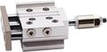 Pneumatic Cylinder Adjustable Stroke Type Three Bar Three-axis with Magnet MGPM12/16/20/25/32/40/50 Stroke 20-200mm(Stroke 30-20mm,Bore 12mm)