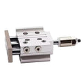 Pneumatic Cylinder Adjustable Stroke Type Three Bar Three-axis with Magnet MGPM12/16/20/25/32/40/50 Stroke 20-200mm(Stroke 50-50mm,Bore 25mm)