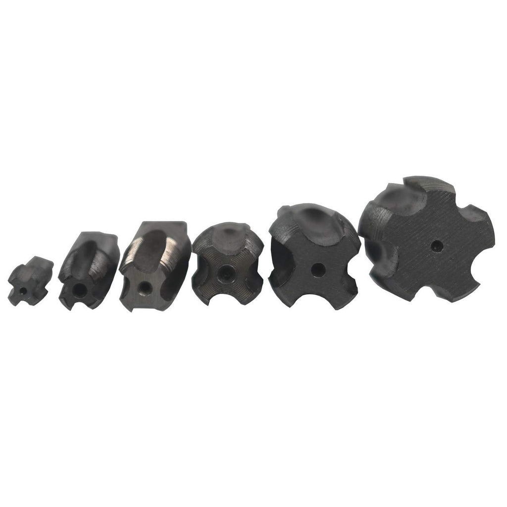 Drill America DWTHS1/4-1-1/4SET 6 Piece NPT Pipe Tap Set in Wooden Case (1/4 ', 3/8 ', 1/2 ', 3/4 ', 1 ' and 1-1/4 '), High Speed Steel, DWT Series,Small