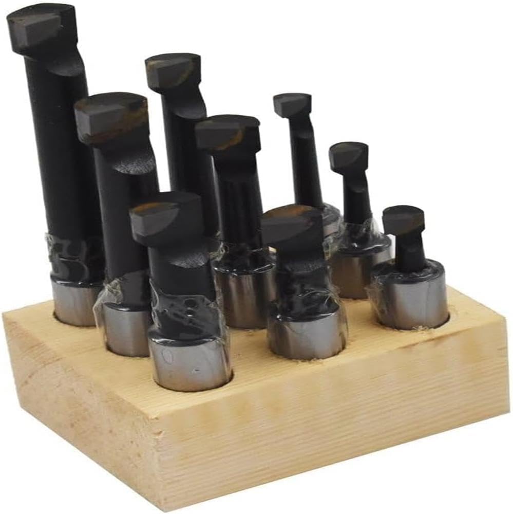 1/2' BORING BAR SET PRO QUALITY 9 PCS CARBIDE TIPPED BARS 1/2' SHANK LATHE TOOL for Genuine for OEM Replacement