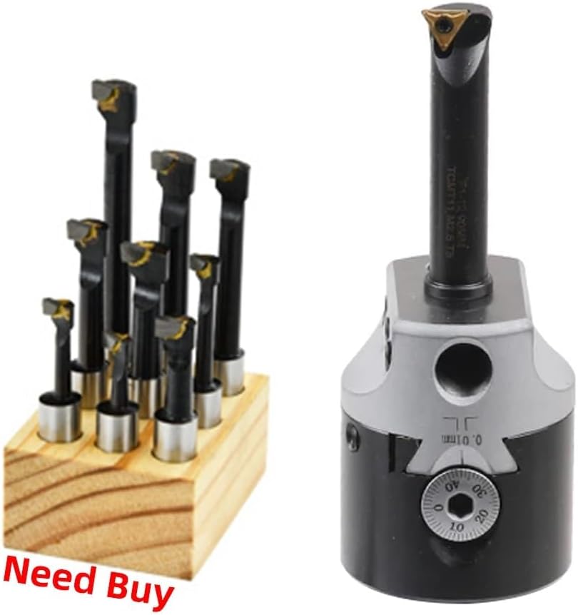 1set MT2 MT3 MT4 Tool Holder + F1 Boring Head 50 75 100 Boring Bar 12mm 18mm 25mm Adjustable Boring Head Milling Machine Tool(MT2(M10)-F1-12)