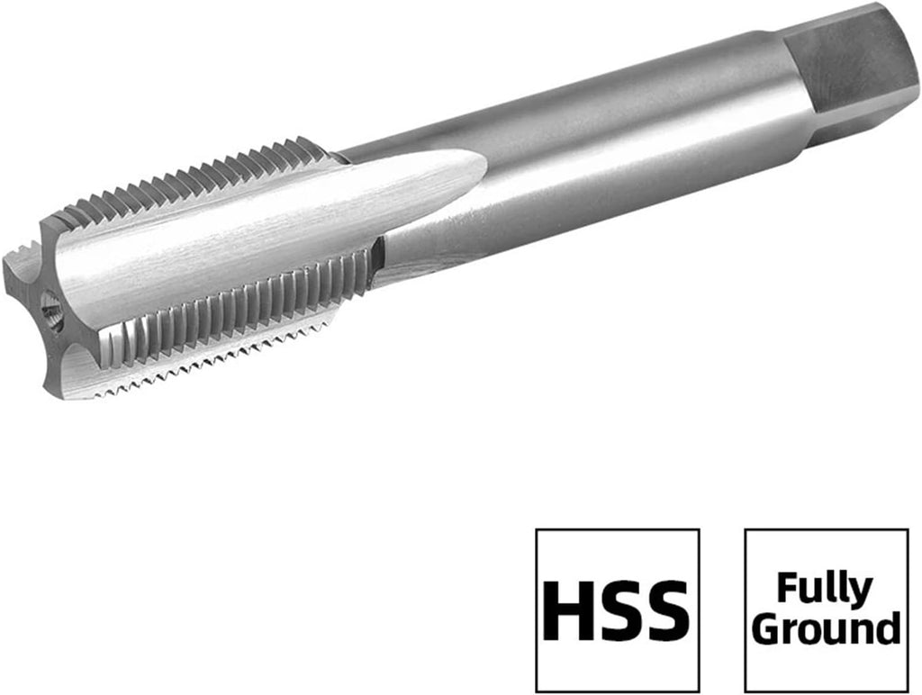 Pipe Tap Set 3/4-18 UNS Tap and Die Set Right Hand, 3/4 X 18 Machine Thread Taps Round Dies Mixer for Water Pipes