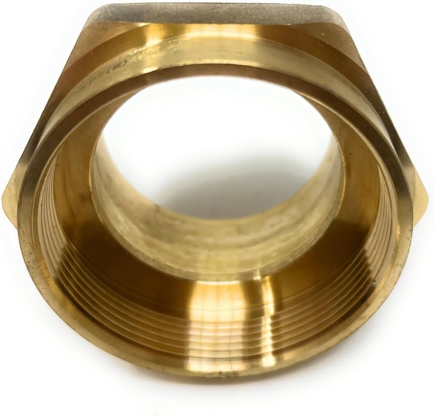 G Thread (British BSPP) Female to NPT Thread Male Pipe Fitting Adapter - Lead-Free Adapter (2 1/2' x 2 1/2' (4 Pieces))