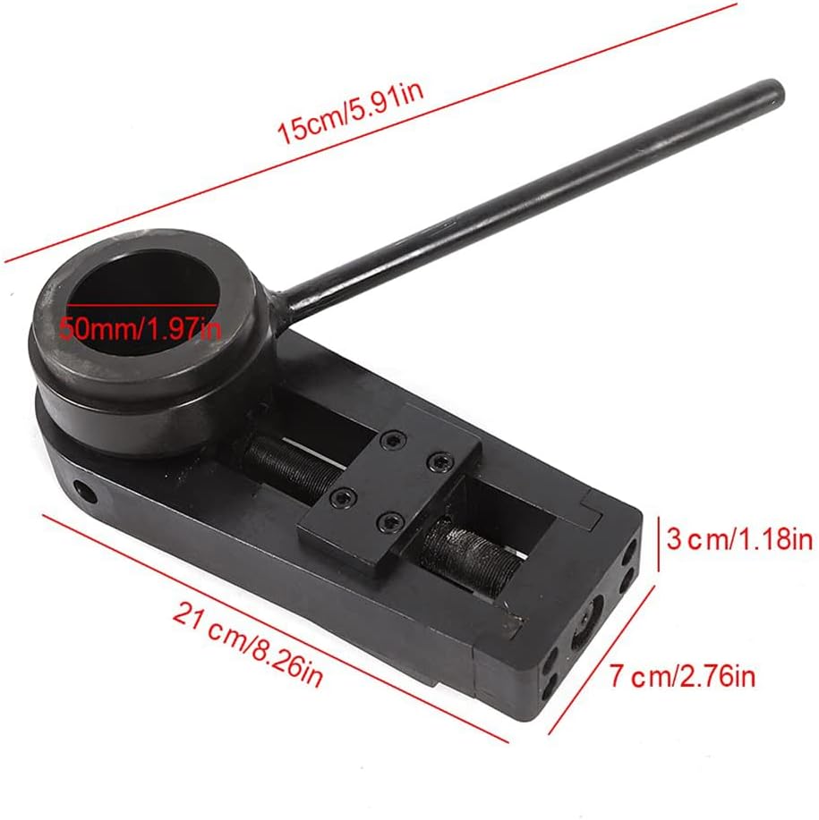 50mm Boring Facing Head for Portable Line Boring Cylinder Machine Accessories Tools Automatic Feed End Milling Machine Acessory Black,1
