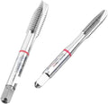Pipe Tap Set Straight Flute Through Hole Taps M2 .5 M3 M4 M5 M6 M8 M10 M12 Processing Stainless Steel for Multi Purpose(10 PCS,M8X1)