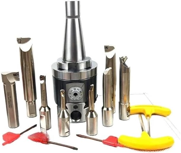 Boring-tool-suit NBH2084 Fine Boring Head NT40 Tool Holder + 8pcs 20mm Boring Bar Boring Rang 8-280mm Tool Set