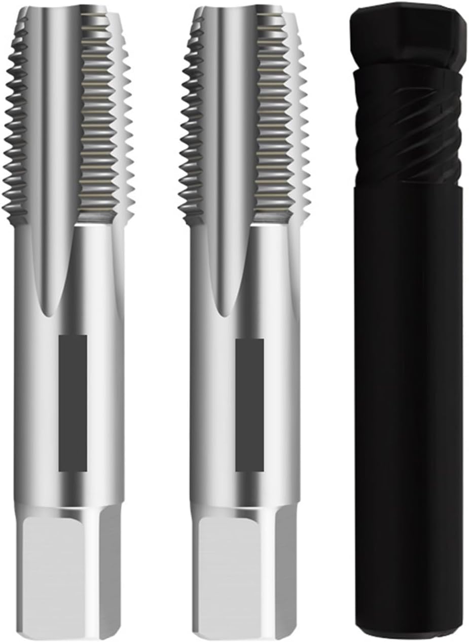 Pipe Tap Set Pipe Taps TIN Coating Straight Fluted Tap PS PF G BSP RP 1/16 1/8 1/4 3/8 Machine Screw Thread(Color 1,BSP1-11 L-95)