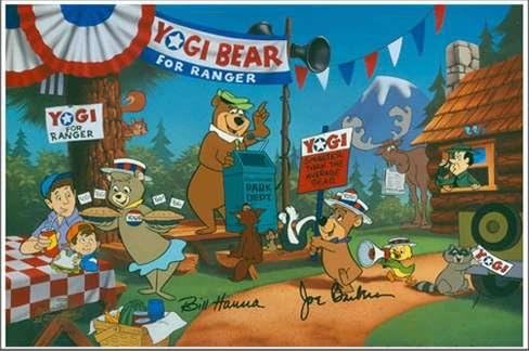 Yogi For Ranger - 1992 Hanna-Barbera Hand-Painted Limited Edition Cel