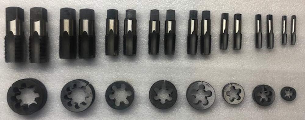 BSP/BSPP (British Standard Pipe) Tap And Die Set - 24 Piece - 1/8' To 1'