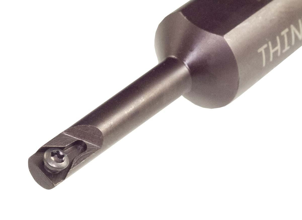 THINBIT MBBS355027R100 1/2 inch Diameter, Steel, TD Style, Right Hand Boring bar for 0.270' Diameter and Larger bores.