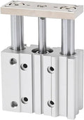 Compact Guide Cylinder Thin Three Axis Air Pneumatic Cylinder With Guide Rod Bore 20mm 20-200mm(20mm stroke)