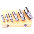 HHIP 1011-3306 6 Piece NPT Taper Pipe Tap Set, 1/4~1-1/4 Inch