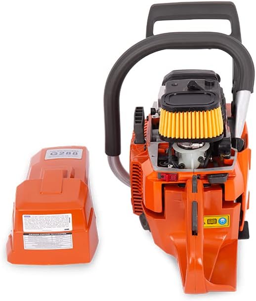 Farmertec 87cc Holzfforma G288 Gasoline Chain Saw Power Head 54mm Bore Without Guide Bar and Chain All parts are Compatible With Husqvarna 288 Chainsaw