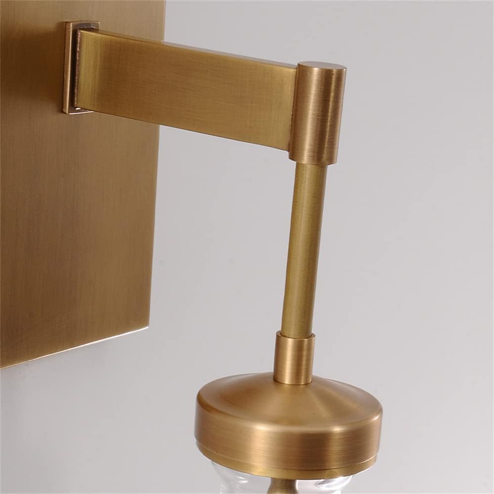 Brass Wall Sconces, Raindrop Sconces Wall Lighting, Wall Sconce Indoor for Living Room, Modern Wall Light Fixtures Bathroom Light Fixtures Wall Lamp for Hallway, Bedroom