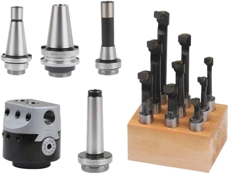 1pc F1 2 Inch 50mm F1 Type Boring Head 12mm Lathe Boring Bar Milling Holder For Milling Machine Tools Hex Wrenche Tool(NT30 tool holder)