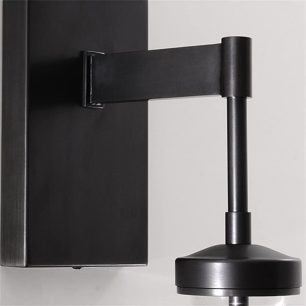 Wall Sconces Set of Two, Black Dimmable Raindrop Wall Lighting, Modern Bathroom Sconces Wall Lamps Vanity Lighting for Living Room, Wall Lights for Bedroom, Hallway