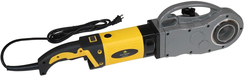 Steel Dragon Tools 600 PRO MAX 1/2 in. - 2 in. Handheld Power Pipe Threader fits RIDGID 11-R NPT Pipe Threading Die Heads with Carrying Case