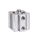 SA20/25/32/40/50mm Caliber Compact Thin Cylinder with a Stroke of 5-100mm Double Acting Aluminum Cylinder(Add Magnetic,BORE 20mm)
