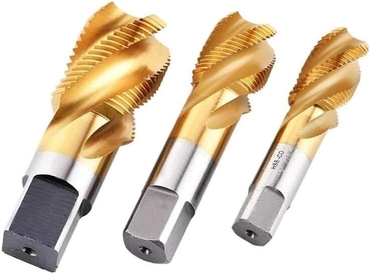 1pcs High-Speed Steel Cobalt Pipe Tap - 1/16 to 1 Inch, G/ZG/RC/NPT/PT Threading Tool for Stainless Steel & More(Npt1)