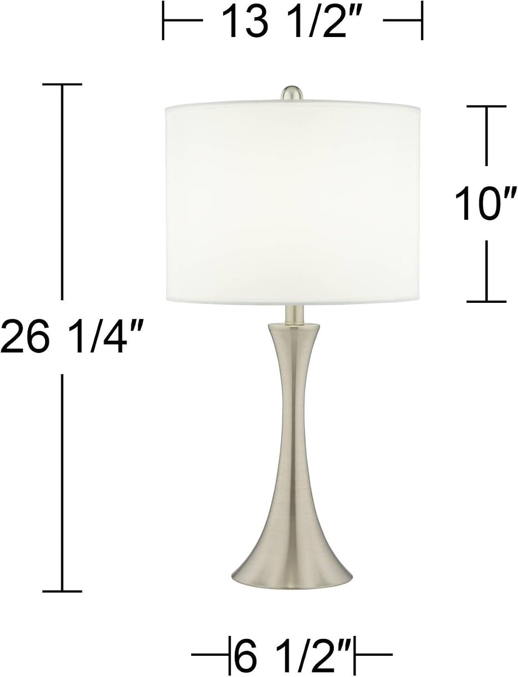 Giclee Glow Trish 24' High Modern Accent Table Lamps Set of 2 Touch Silver Brushed Nickel Finish Metal Blue Aqua Mosaic Shade Living Room Bedroom Bedside Nightstand House Office Home Reading