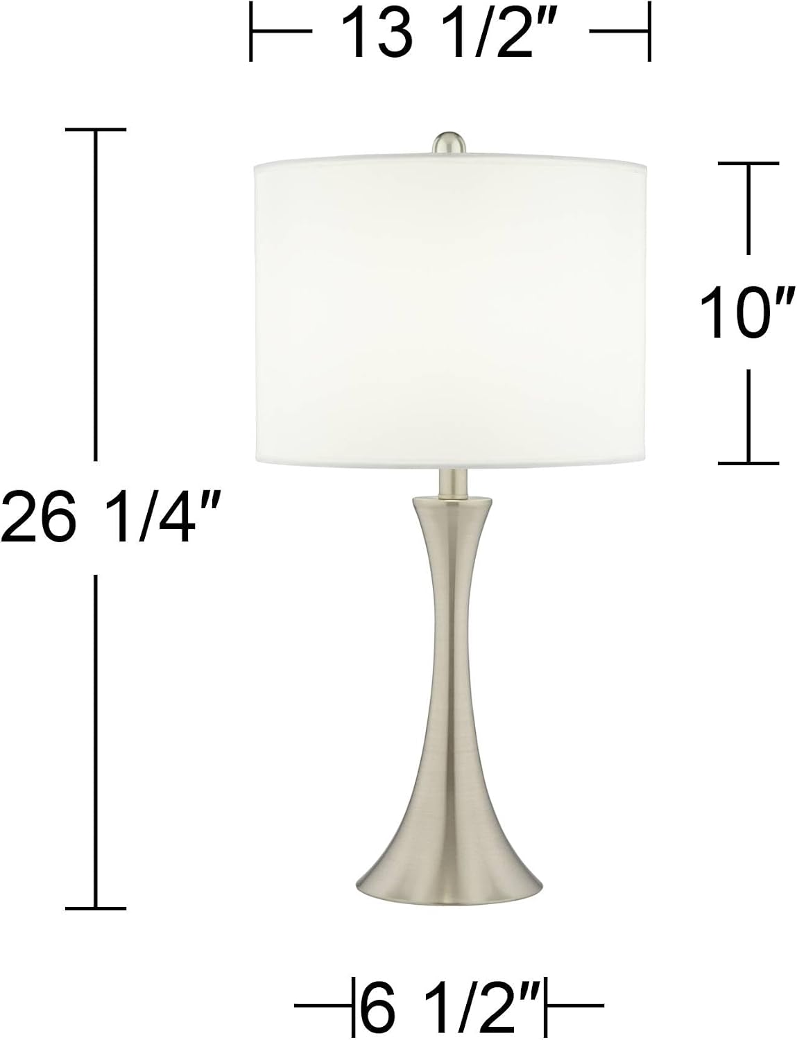 Giclee Glow Trish 24' High Modern Accent Table Lamps Set of 2 Touch Silver Brushed Nickel Finish Metal Blue Aqua Mosaic Shade Living Room Bedroom Bedside Nightstand House Office Home Reading