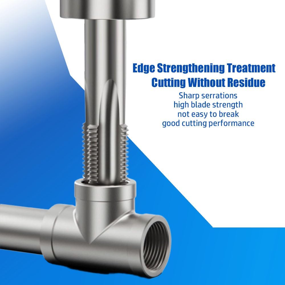 1-1/2' BSP Threading Taps, 4349 High Speed Steel, Thread Tap,Thread Milling Taps,Total Length 105mm