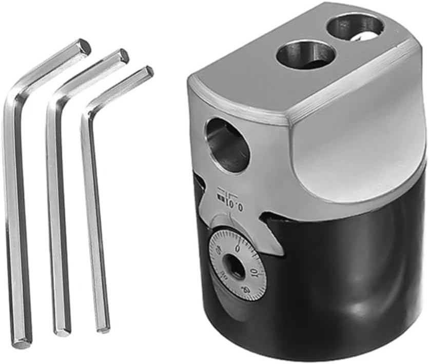 F1 Boring Head 12/18/25mm Boring Bar Milling Holder for Milling Machine Tools Inch 50/75/100mm Rough Boring Head Toolholder(F1-25-100 (4 Inch))