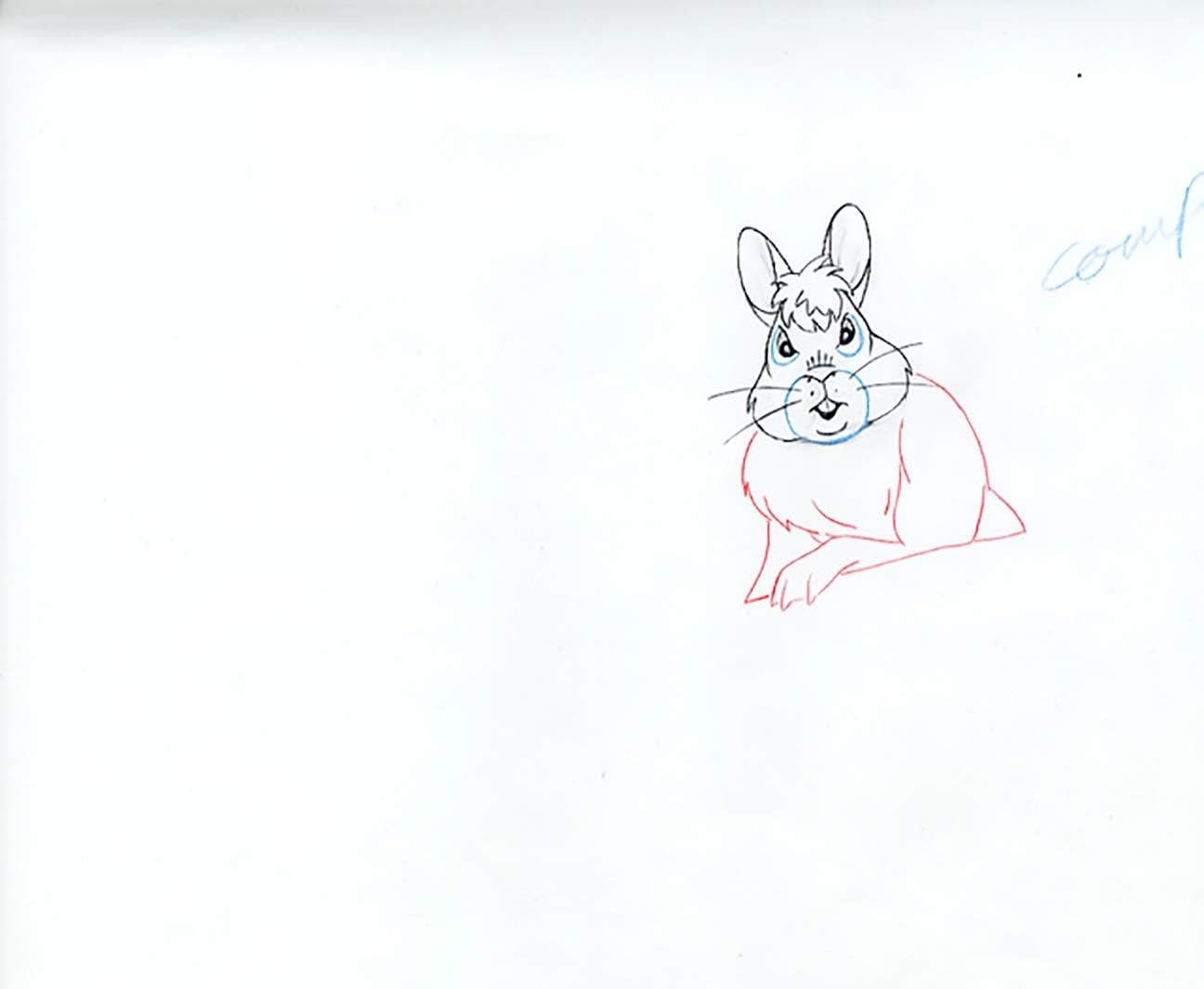 Watership Down 1978 Production Animation Cel Drawing with Linda Jones Enterprise Certificate of Authenticity 022-20