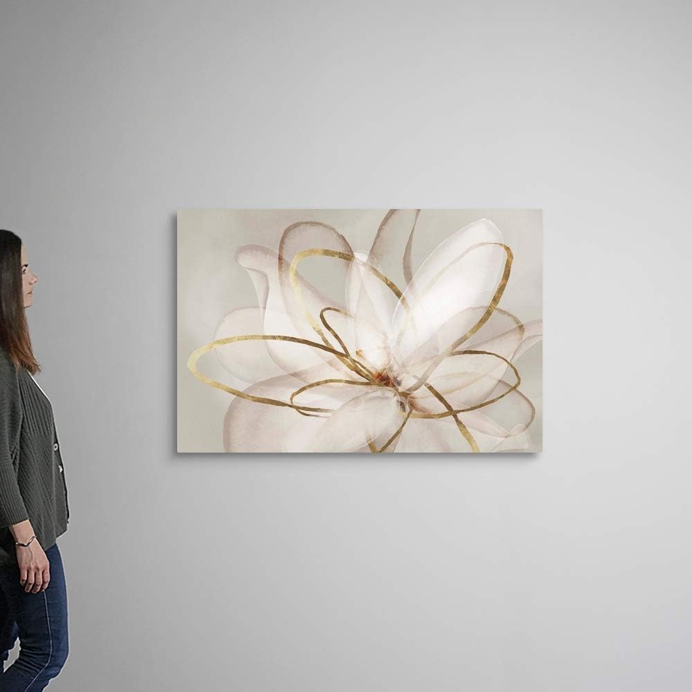 CANVAS ON DEMAND Transparent Beauty III Canvas Wall Art Print by Eva Watts, Contemporary, Abstract, Home Decor, Artwork, 48'x32' Modern Artwork, 48'x32'