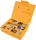 Taper Shank Cutter, Steel Arbor Adapter Taper Shank, Boring Head Arbor Adapter with 9 pcs 12 mm Boring Bar Set, CNC Milling Tools for Hole Cutting