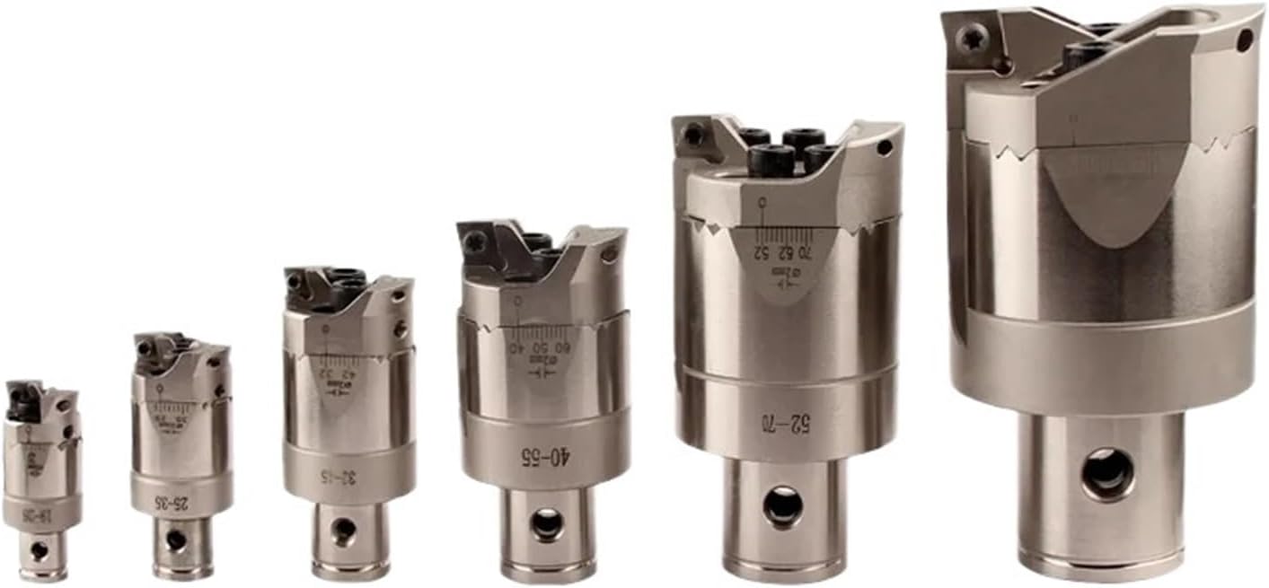 Double Edged Boring Tool 1pcs RBH Adjustable Double Edged Coarse boring with RBH19-25 25-33 LBK1 LBK2 Tool holder Boring Bar LBK Rough Head(TWE52-70)