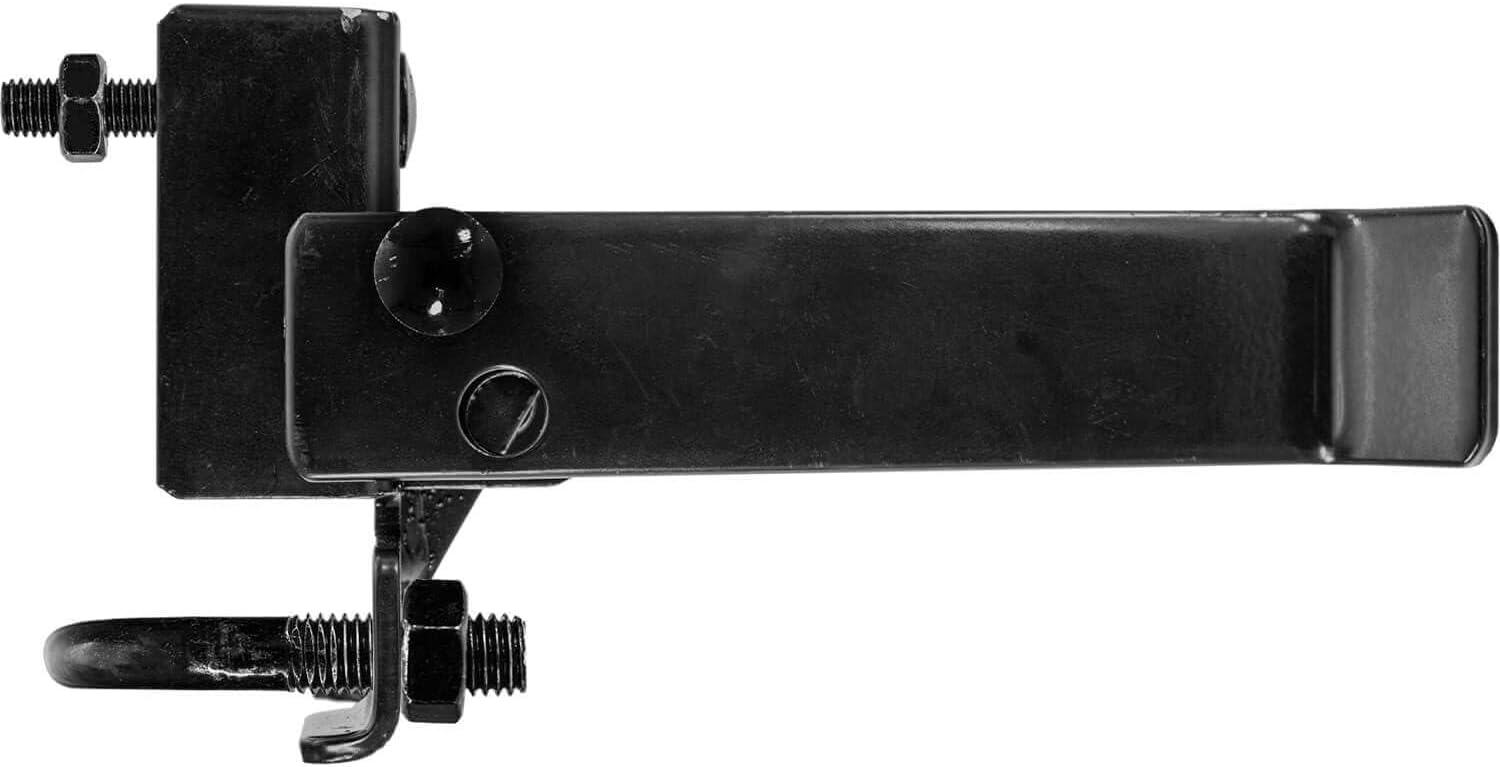 Black 2-1/2' Fulcrum Latch Single Gate. Fits 1-5/8' or 1-7/8' Gate Frame. Latches to 2-1/2' Post. Powder Coated for Corrosion Protection. - CASE Qty 5