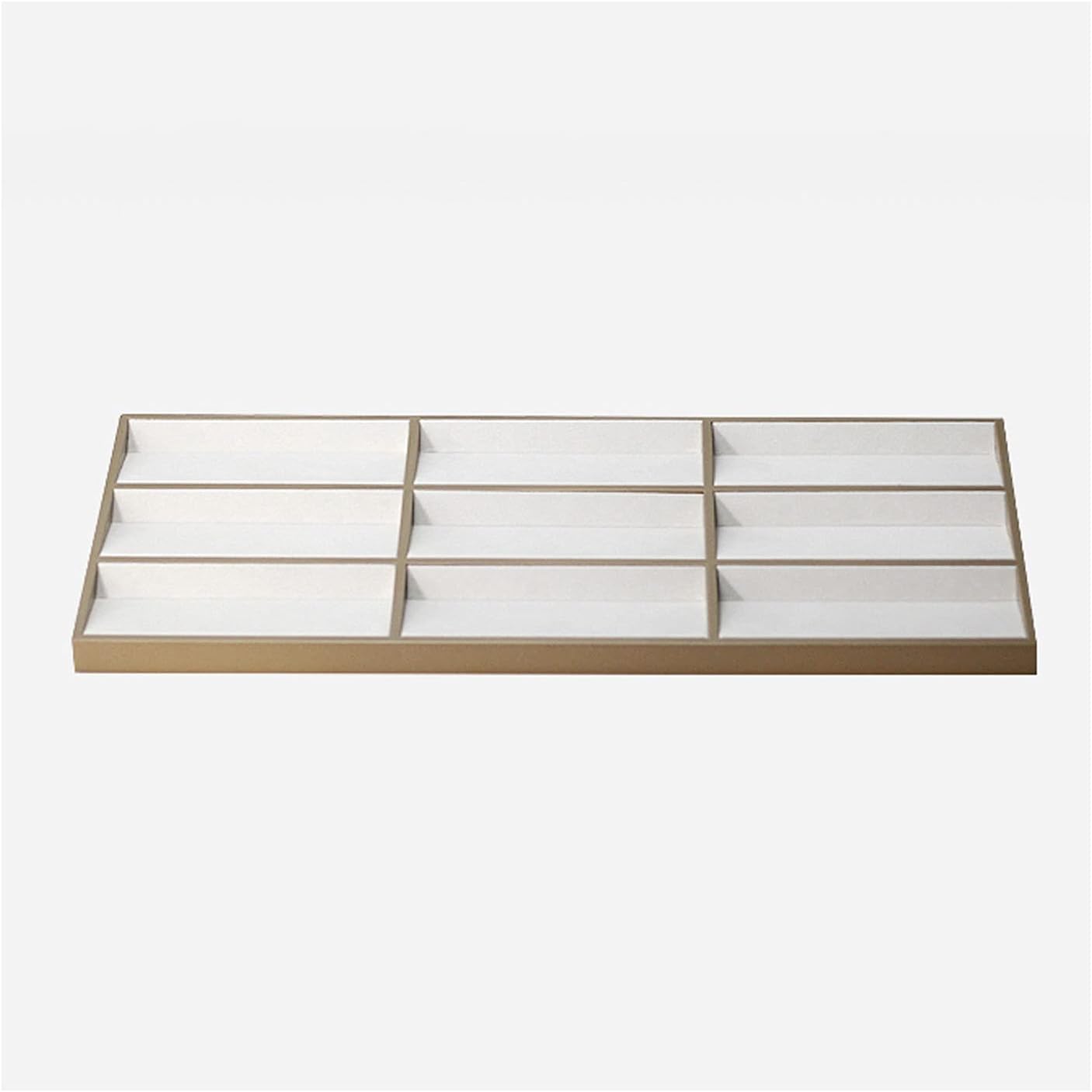 Eyeglass Displays Eyeglasses Sunglasses Display Case Organizer Box Eyewear Storage Tray for Men Women Store Exhibit Presentation Showcase, Champagne Gold Display Risers(A)