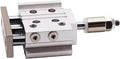 Pneumatic Cylinder Adjustable Stroke Type Three Bar Three-axis with Magnet MGPM12/16/20/25/32/40/50 Stroke 20-200mm(Stroke 50-30mm,Bore 12mm)