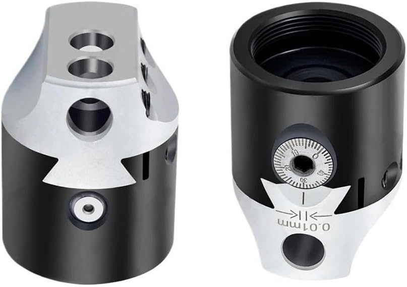 1pc F1 Boring Head 12/18/25mm Boring Bar Milling Holder for Milling Machine Tools Inch 50/75/100mm Rough Boring Head Toolholder(F1-18-75 (3 Inch))