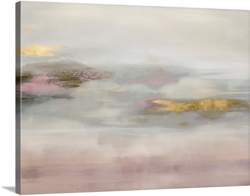 CANVAS ON DEMAND Suspend in Blush Canvas Wall Art Print by Rachel Springer, Abstract, Contemporary, Home Decor, Artwork, 40'x30' Modern Artwork, 40'x30'