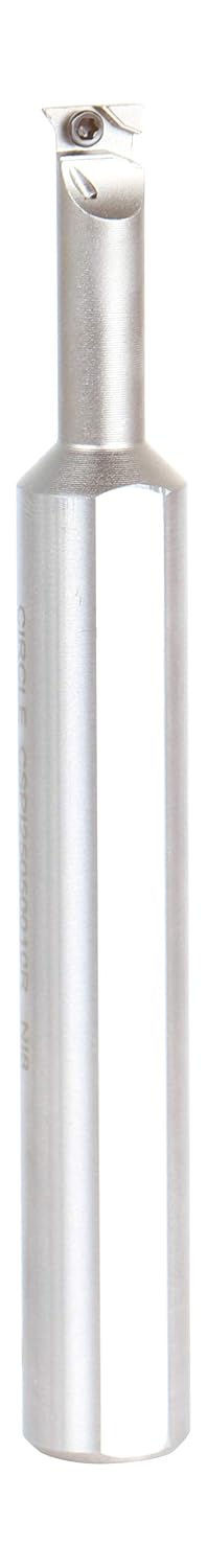 WIDIA Circle CSPI25050010R CSPI Small Hole Boring Bar for Profiling, 0° Angle, Steel, Profiling Bar Shank, 0.5' Shank Diameter, Right, 4' Length