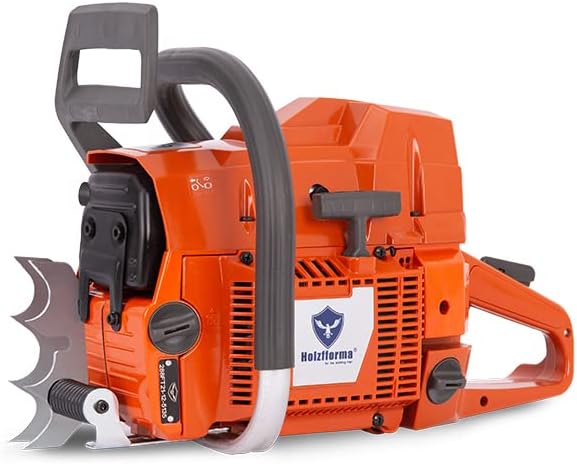 Farmertec 87cc Holzfforma G288 Gasoline Chain Saw Power Head 54mm Bore Without Guide Bar and Chain All parts are Compatible With Husqvarna 288 Chainsaw