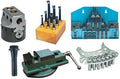 TTC Milling Machine Accessory Tooling Package with Boring Head, R8 Shank, Boring Bar set, Vise, Clamping Kit & R8 Collet Set