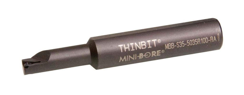 THINBIT MBBS355035R100 1/2 inch Diameter, Steel, TD Style, Right Hand Boring bar for 0.350' Diameter and Larger bores.