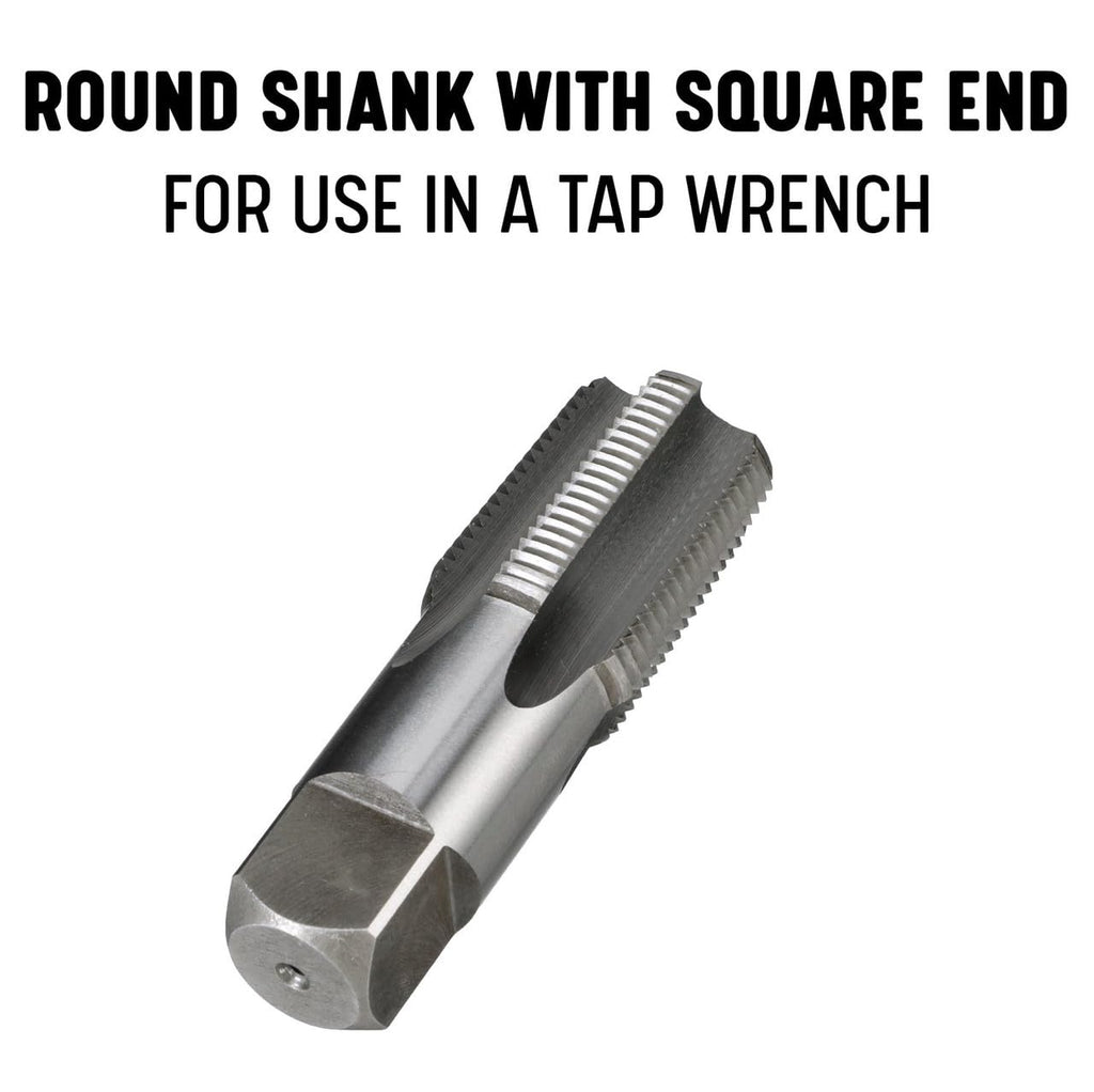 Drill America 1-1/2' NPT High Speed Steel 7 Flute Pipe Tap, T/A Series