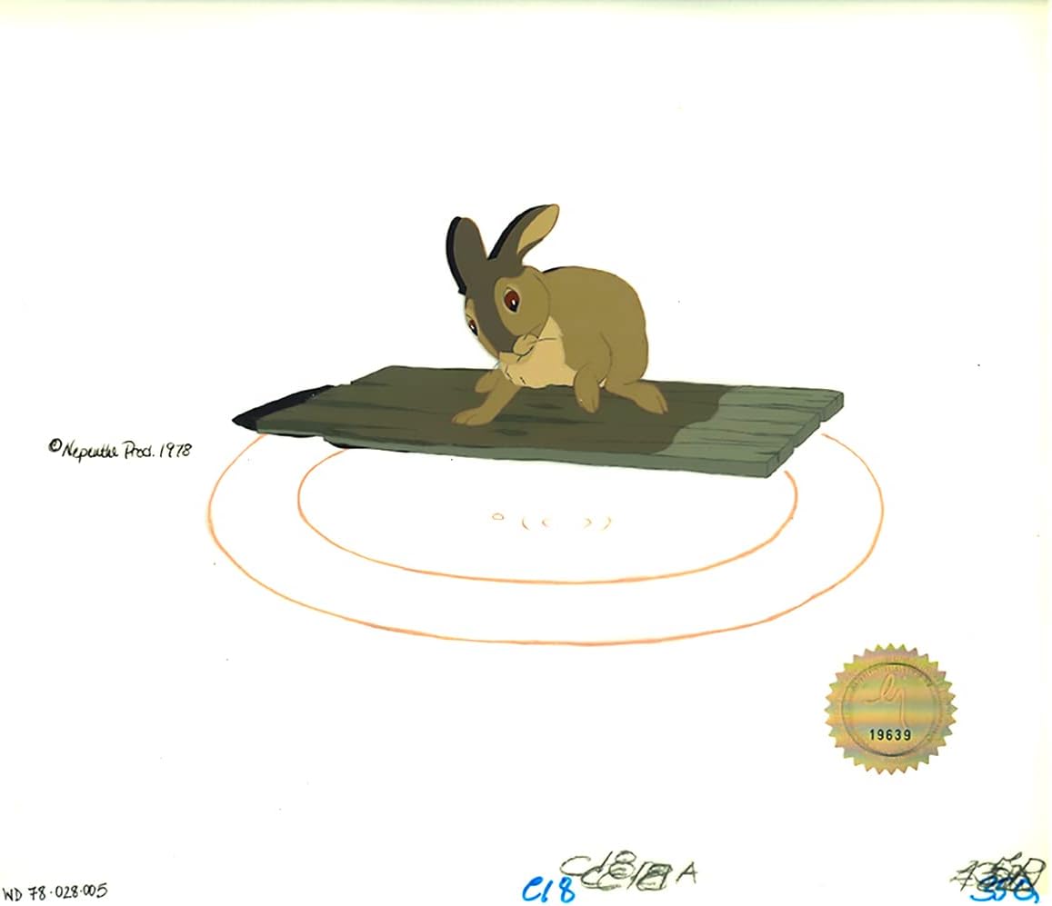Watership Down 1978 Production Animation Cel of Blackberry with LJE Seal and COA 028-5