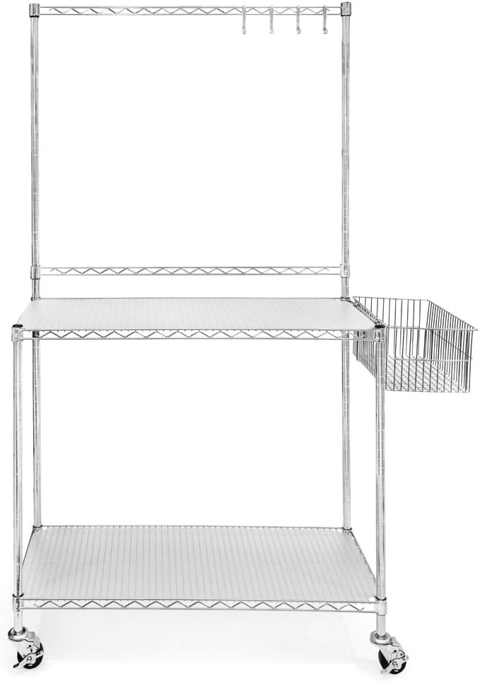 SI Shelving Inc. 18'' d x 42'' w x 76'' h Laundry Cart