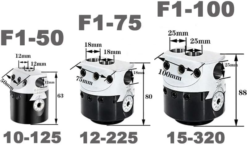1pc F1 Boring Head F1 Boring Bar MT2 MT3 MT4 MT5 C20 C25 BT30 BT40 NT30 NT40 R8 F1 Boring Tool 50mm 75mm Tool Holder(MTA2-(F1-50))
